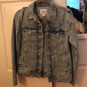 Old Navy Distressed Jean Jacket